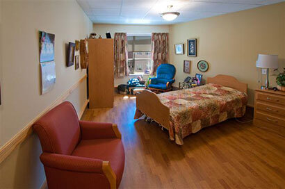 Mill Creek Care Centre private room